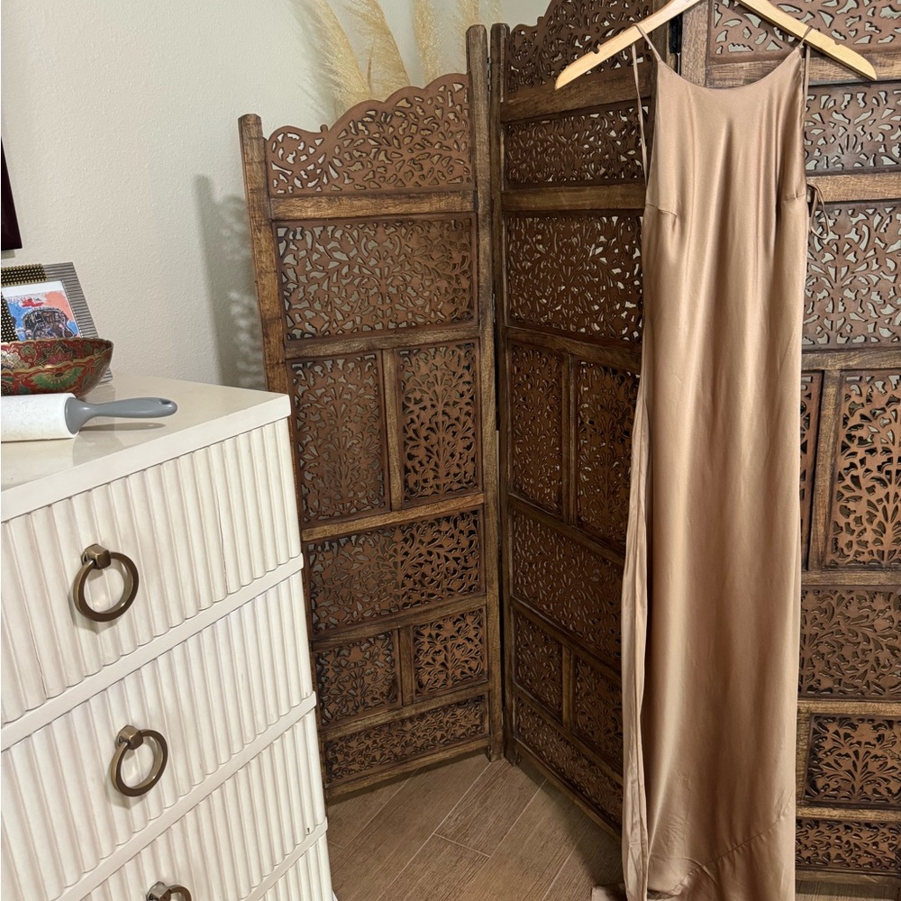 NEW NWT Reformation Jeany Silk Dress - Picture 5 of 6